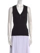 Brunello Cucinelli Wool V-Neck Top