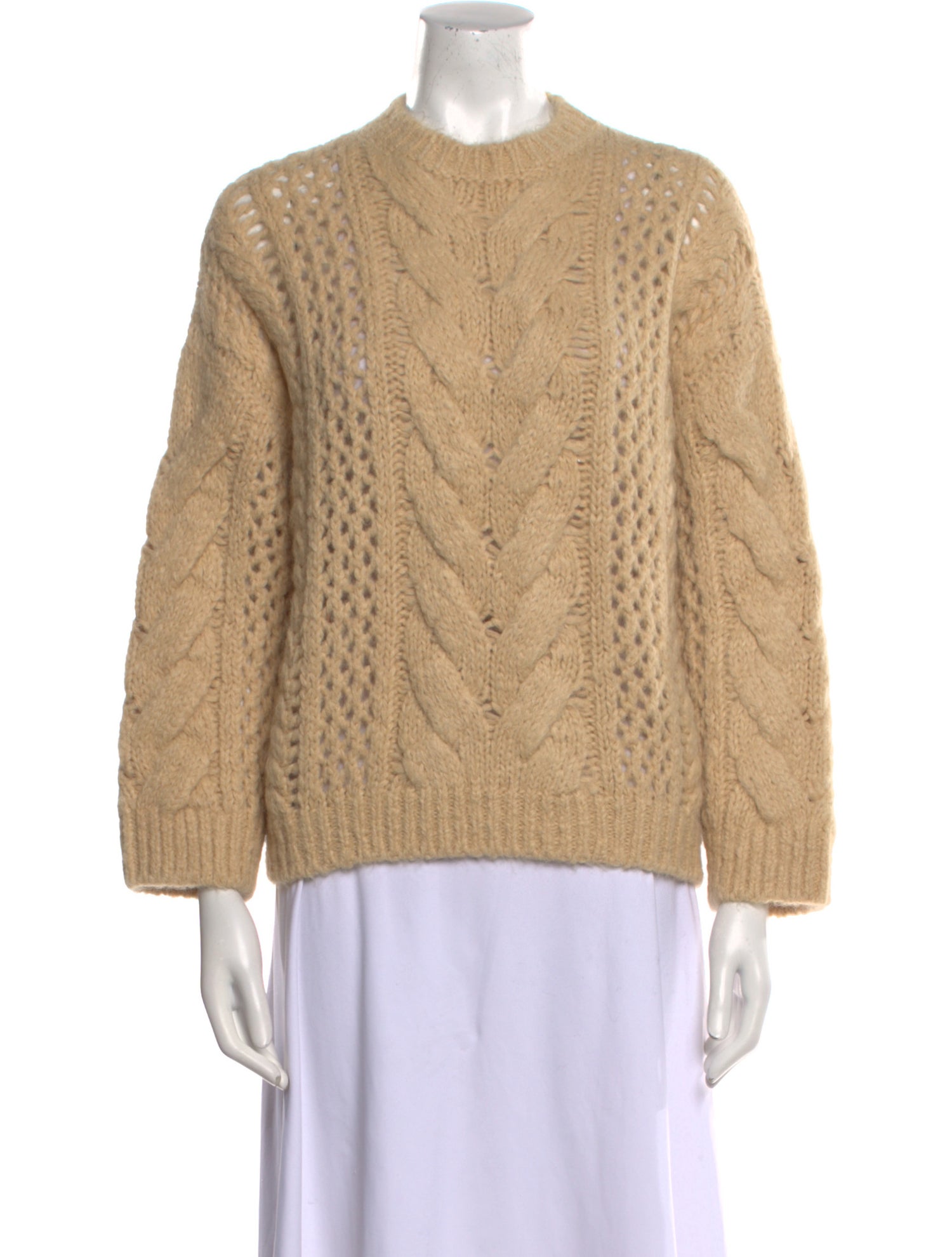Brunello Cucinelli Alpaca Crew Neck Sweater
