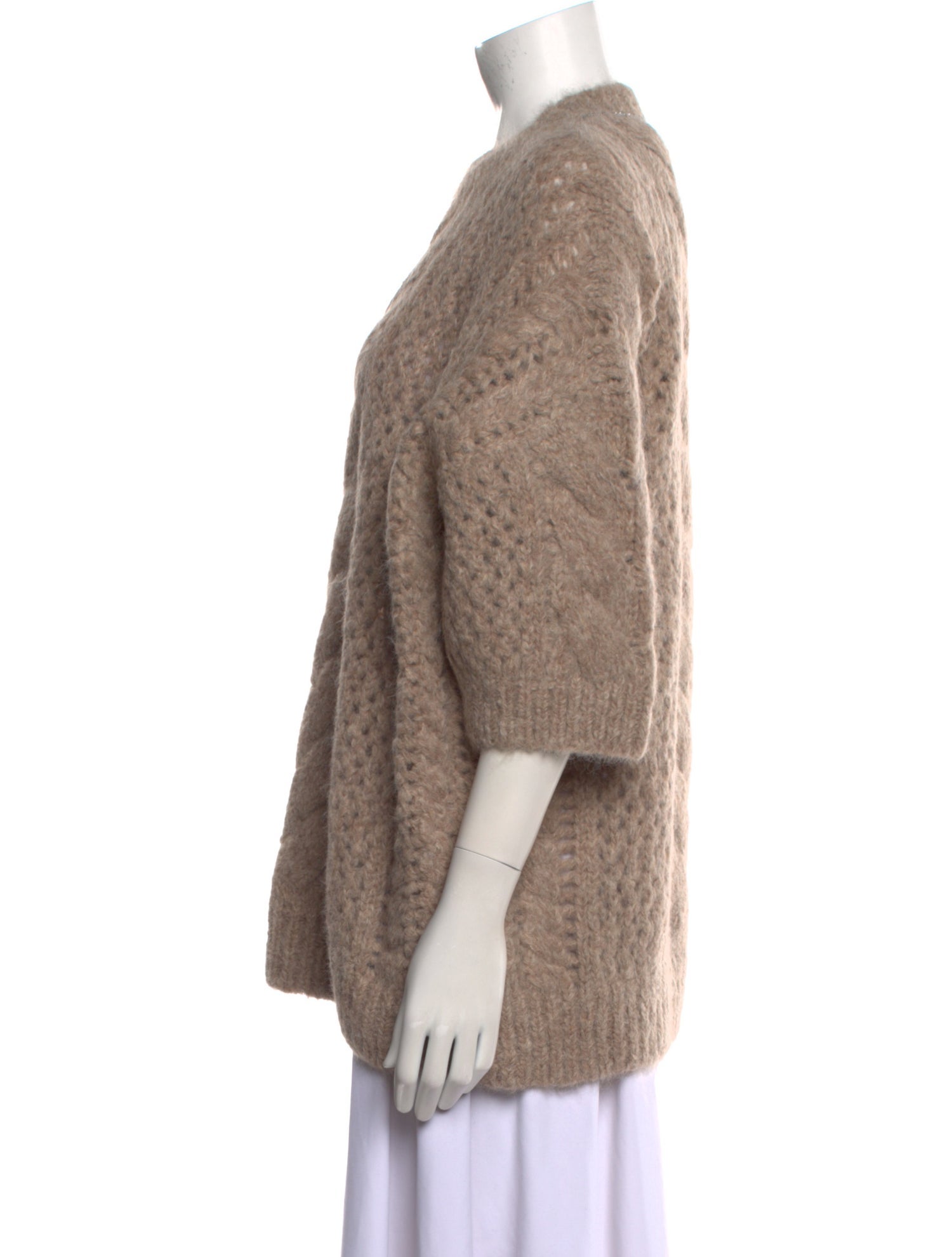 Brunello Cucinelli Alpaca Crew Neck Sweater