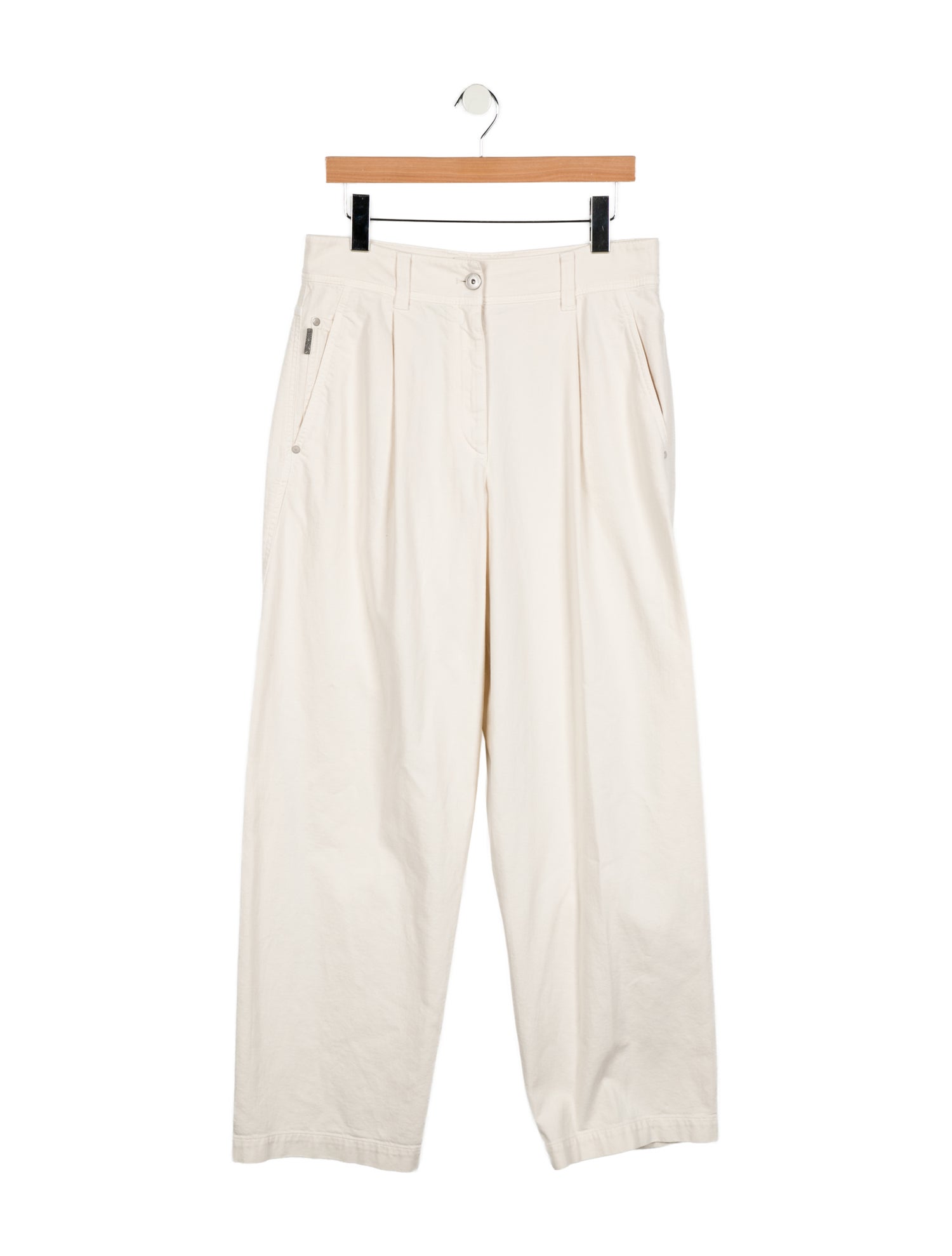 Brunello Cucinelli High-Rise Wide Leg Jeans