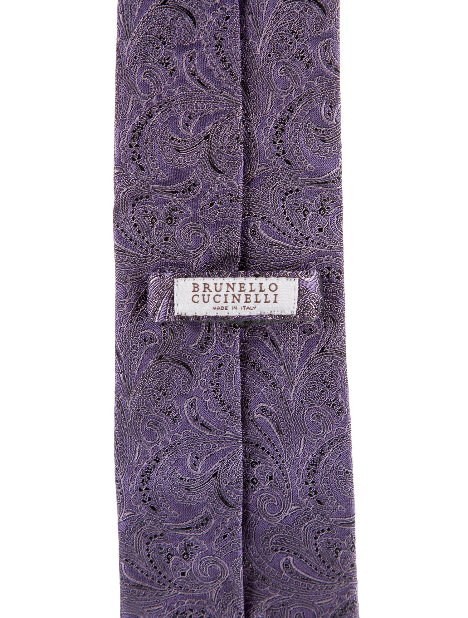 Brunello Cucinelli Patterned Silk Tie