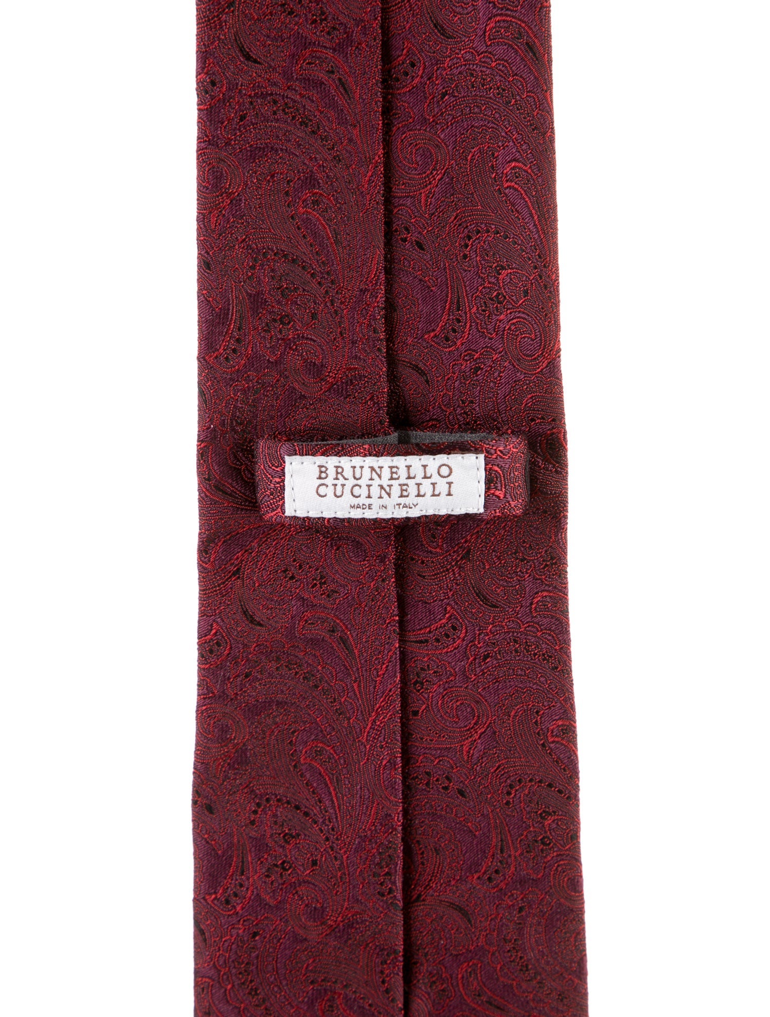 Brunello Cucinelli Patterned Silk Tie