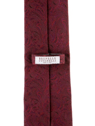 Brunello Cucinelli Patterned Silk Tie