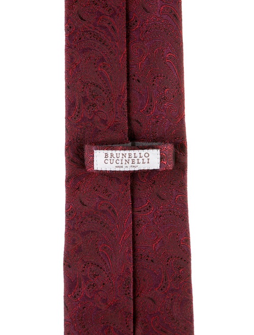 Brunello Cucinelli Patterned Silk Tie