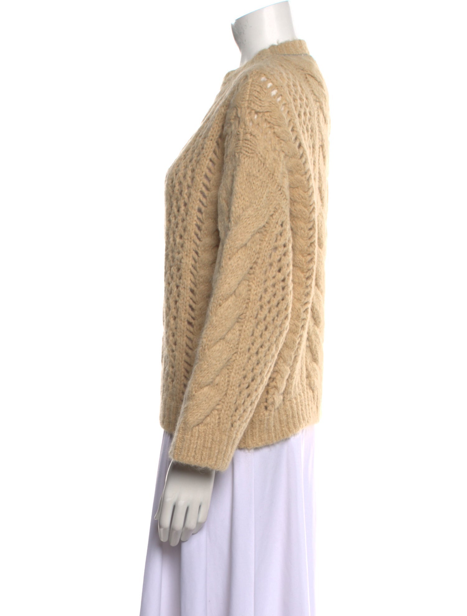 Brunello Cucinelli Alpaca Crew Neck Sweater