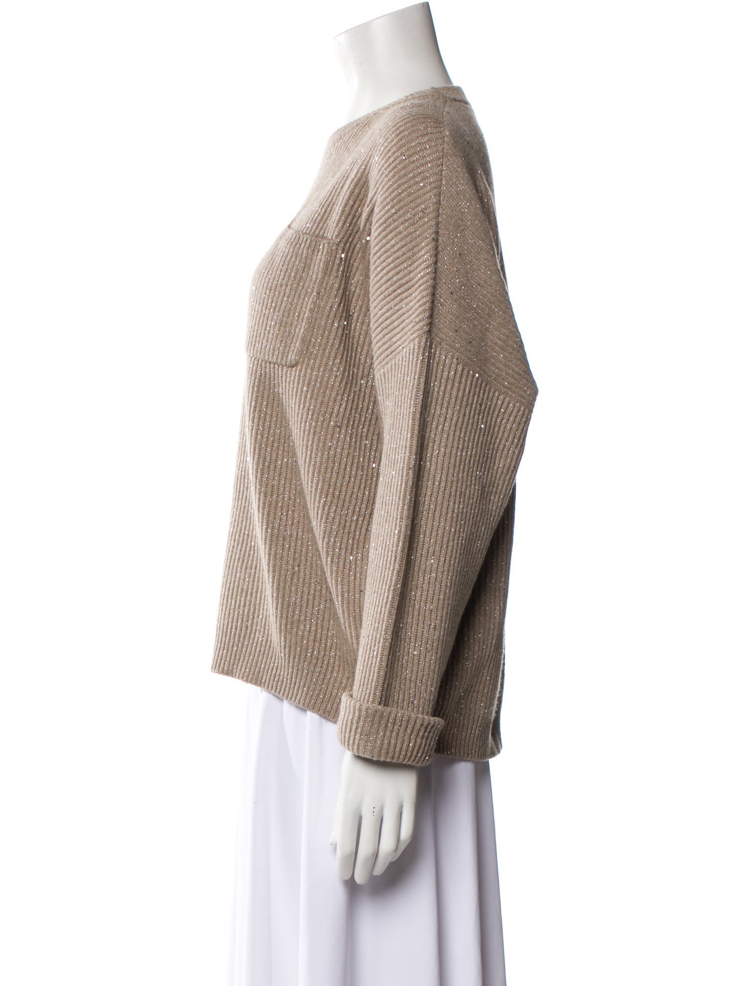 Brunello Cucinelli Cashmere Crew Neck Sweater