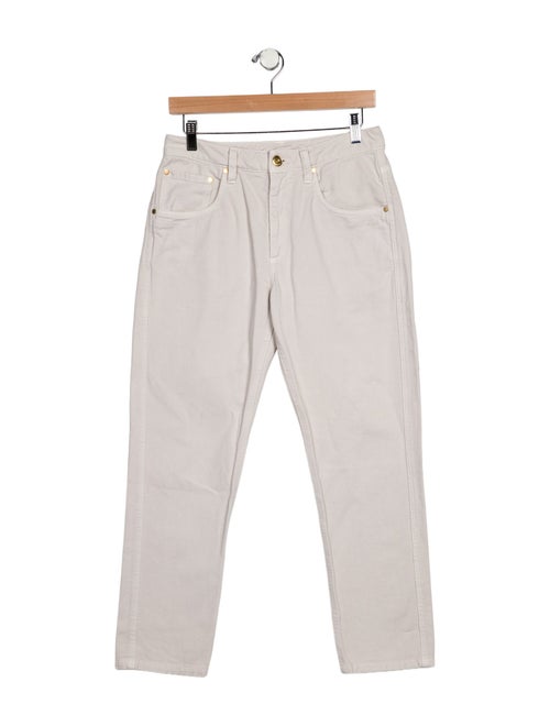 Brunello Cucinelli Mid-Rise Straight Leg Jeans