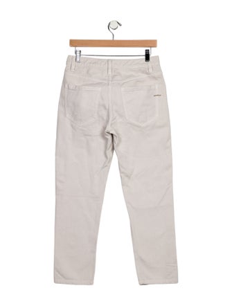 Brunello Cucinelli Mid-Rise Straight Leg Jeans