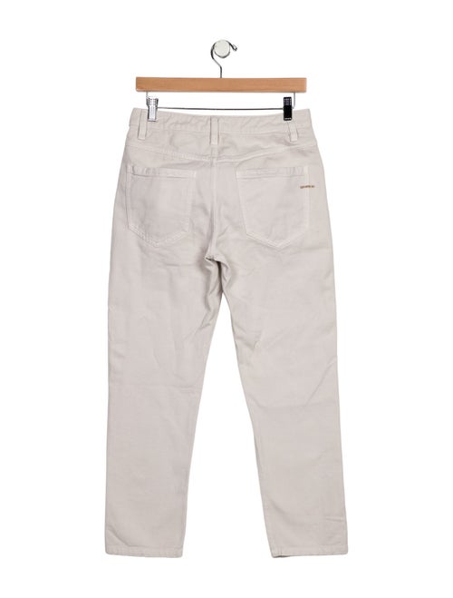 Brunello Cucinelli Mid-Rise Straight Leg Jeans