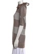 Brunello Cucinelli Linen Colorblock Pattern Sweatshirt