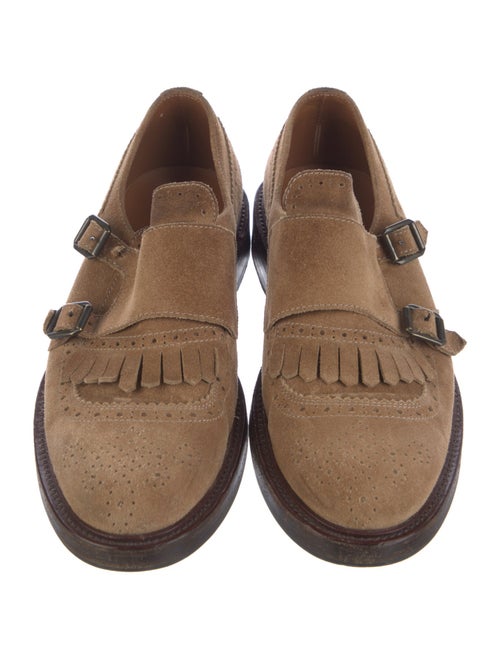 Brunello Cucinelli Suede Monk Straps
