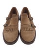 Brunello Cucinelli Suede Monk Straps