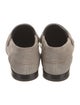 Brunello Cucinelli Suede Studded Accents Loafers