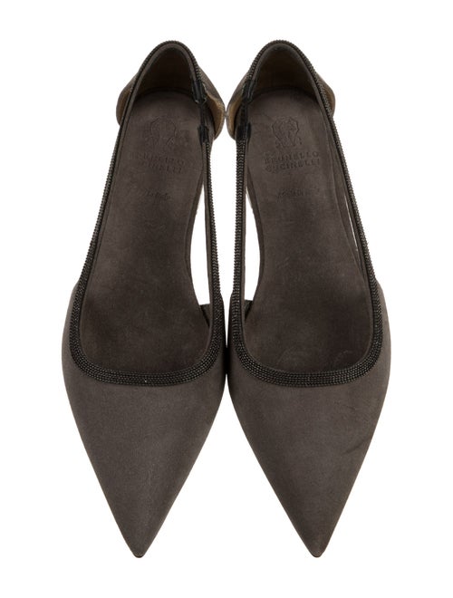 Brunello Cucinelli Suede Flats