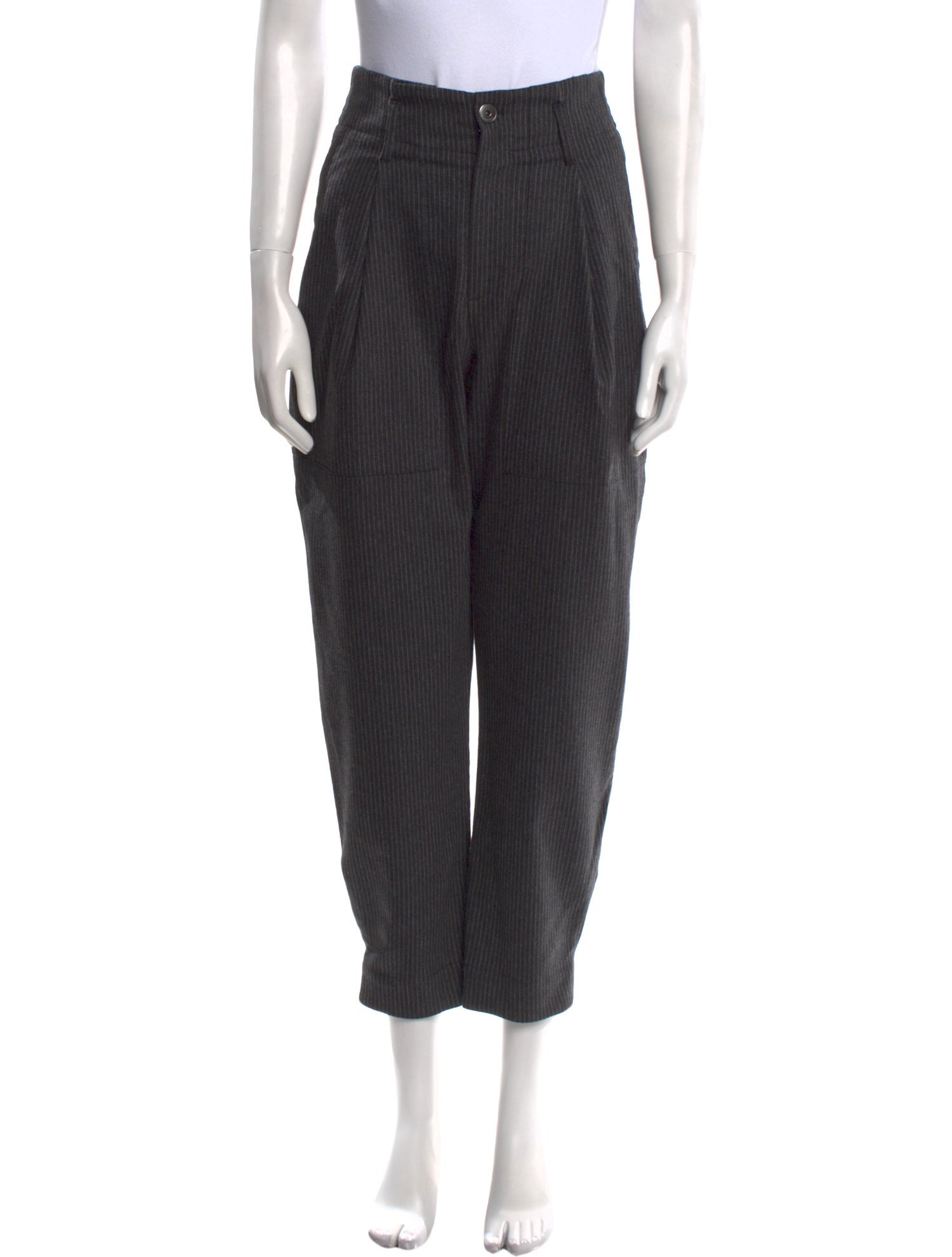 Brunello Cucinelli Virgin Wool Straight Leg Pants