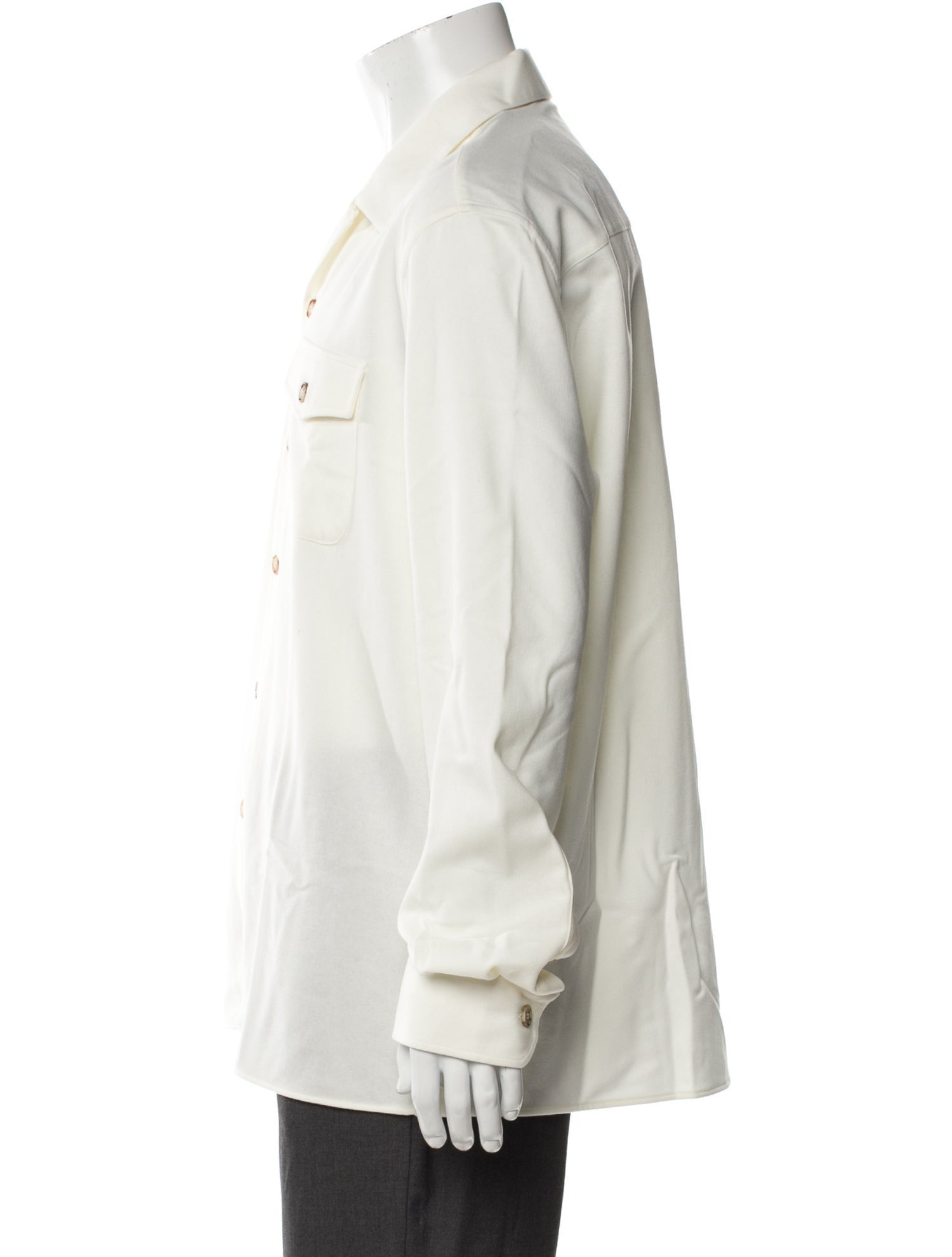 Brunello Cucinelli Wool Long Sleeve Dress Shirt w/ Tags