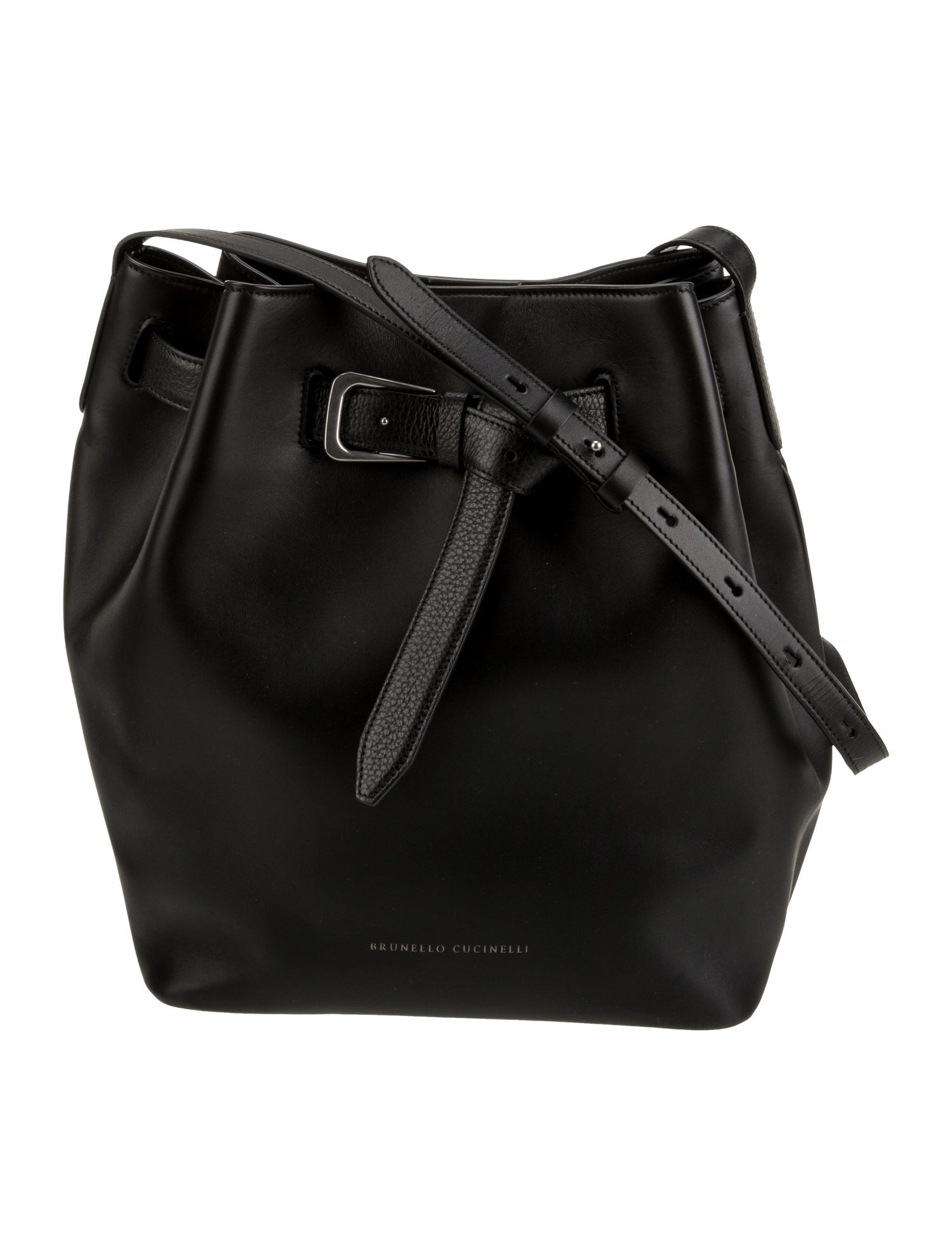 Brunello Cucinelli Leather Bucket Bag