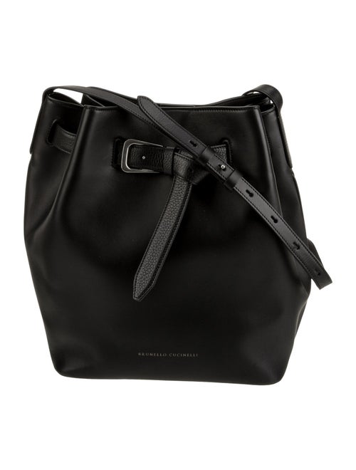 Brunello Cucinelli Leather Bucket Bag
