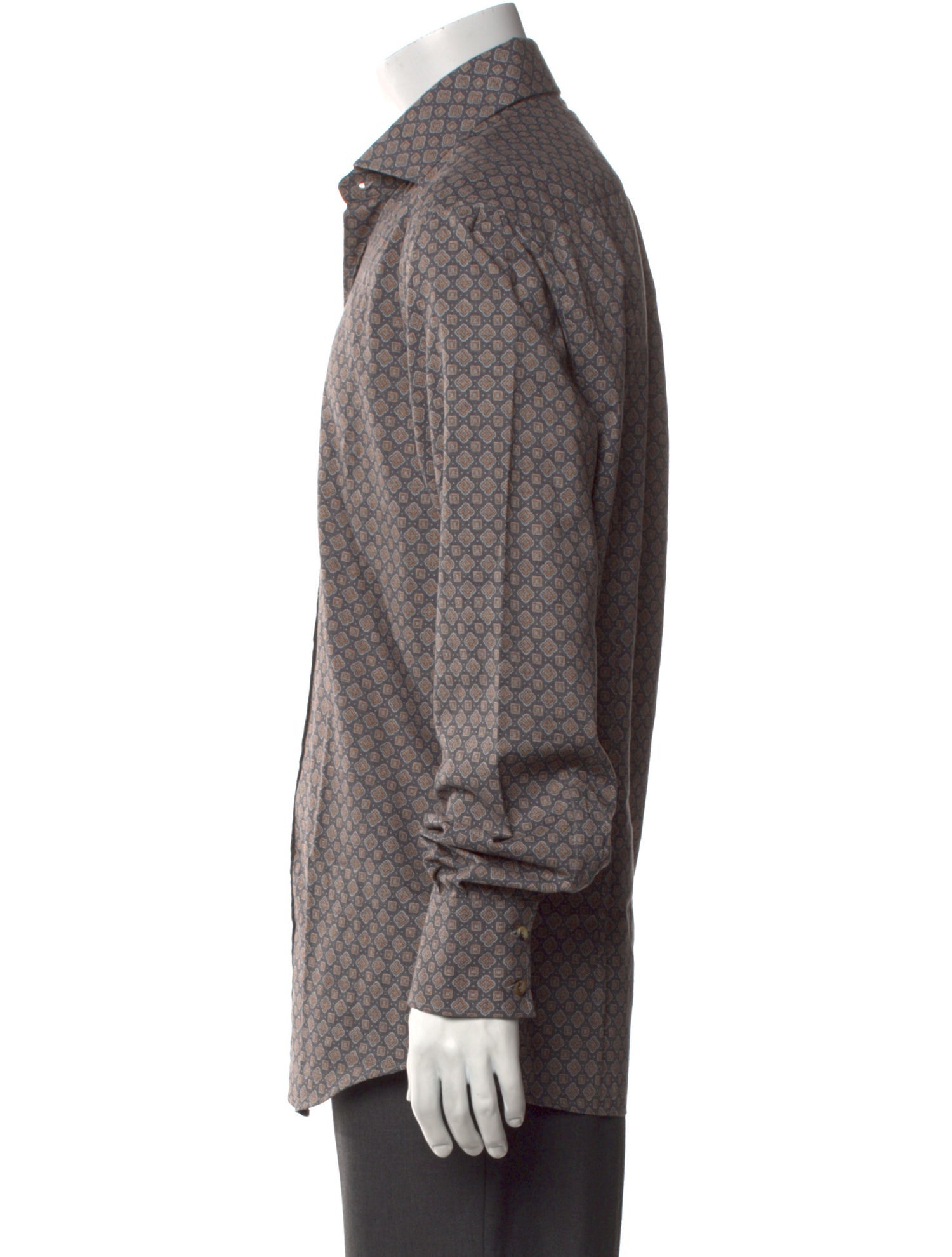 Brunello Cucinelli Printed Long Sleeve Shirt w/ Tags