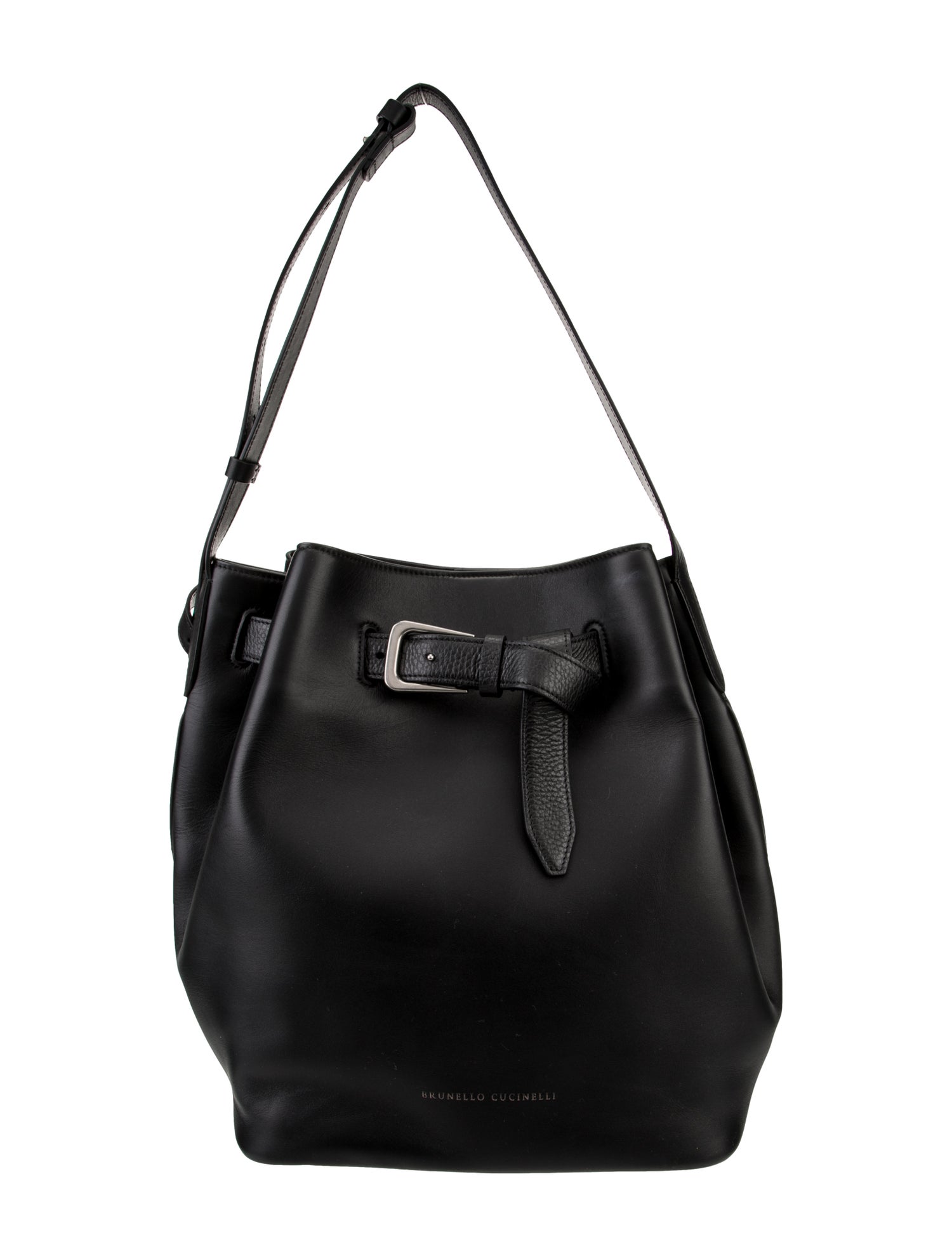 Brunello Cucinelli Leather Bucket Bag