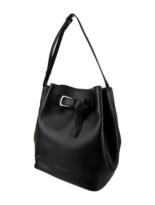 Brunello Cucinelli Leather Bucket Bag