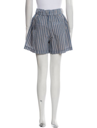 Brunello Cucinelli Striped Mini Shorts