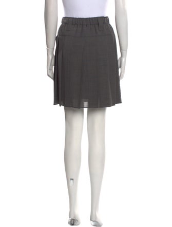 Brunello Cucinelli Pleated Accents Mini Skirt