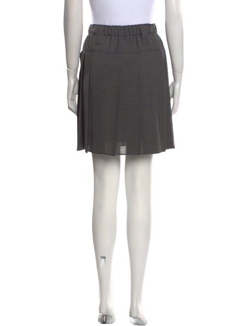 Brunello Cucinelli Pleated Accents Mini Skirt