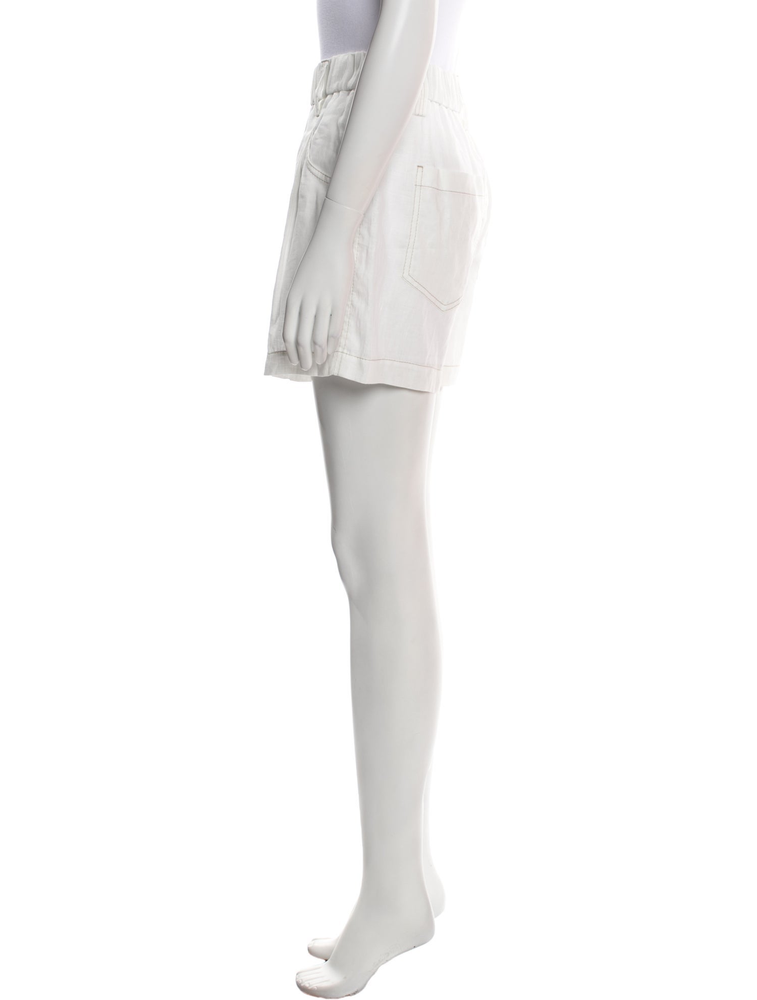 Brunello Cucinelli Linen Mini Shorts
