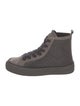 Brunello Cucinelli Suede Beaded Accents Sneakers
