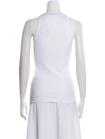 Brunello Cucinelli Scoop Neck Sleeveless Top