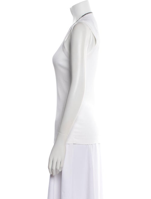 Brunello Cucinelli Scoop Neck Sleeveless Top