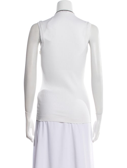 Brunello Cucinelli Scoop Neck Sleeveless Top