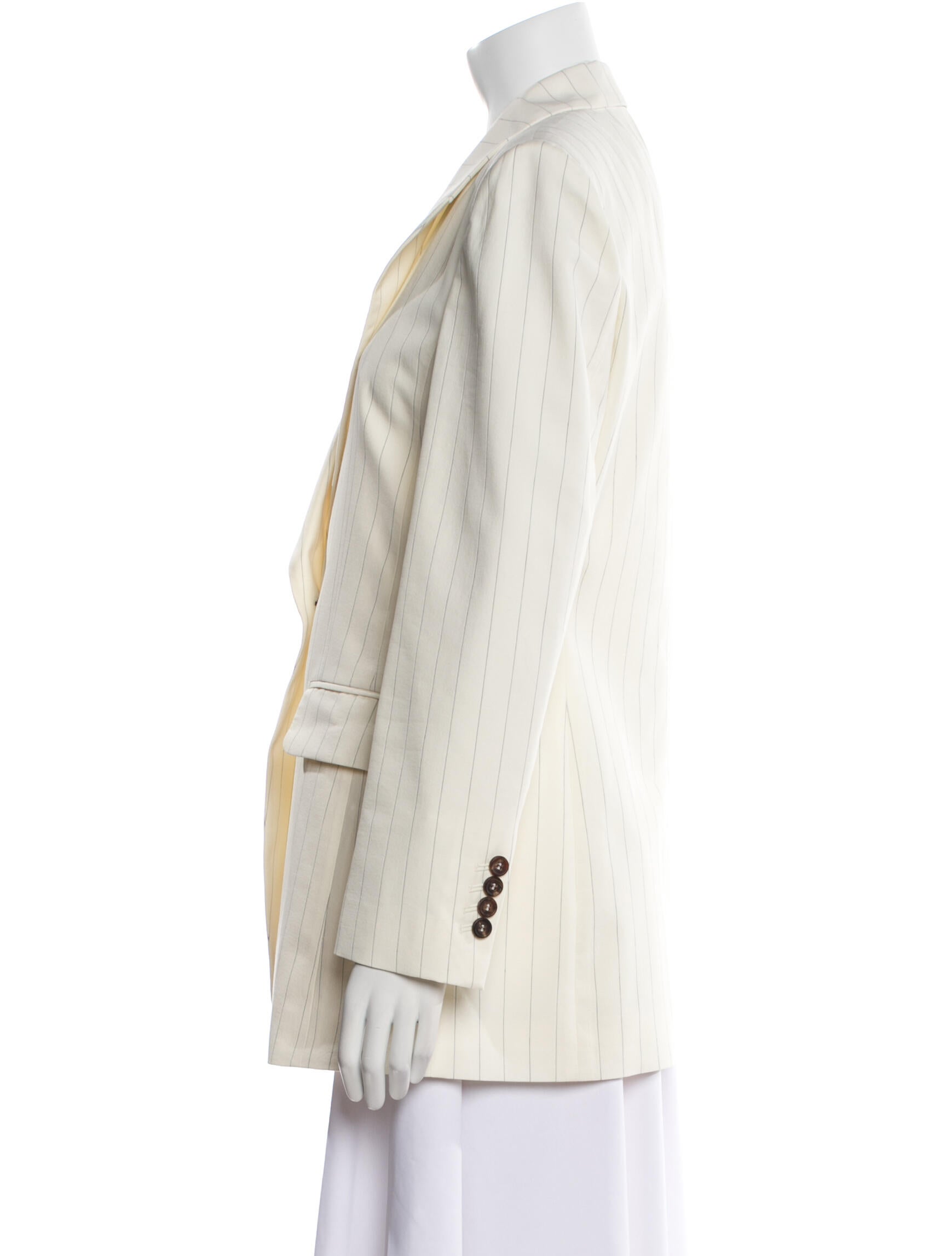 Brunello Cucinelli Virgin Wool Striped Blazer