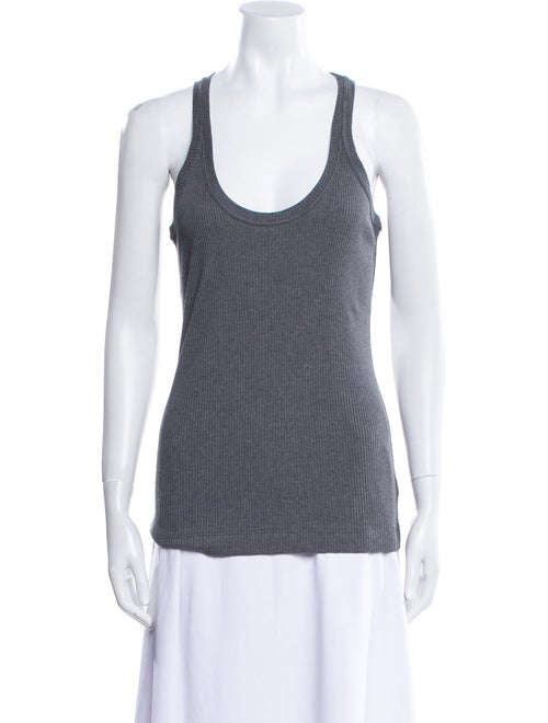 Brunello Cucinelli Scoop Neck Sleeveless Top