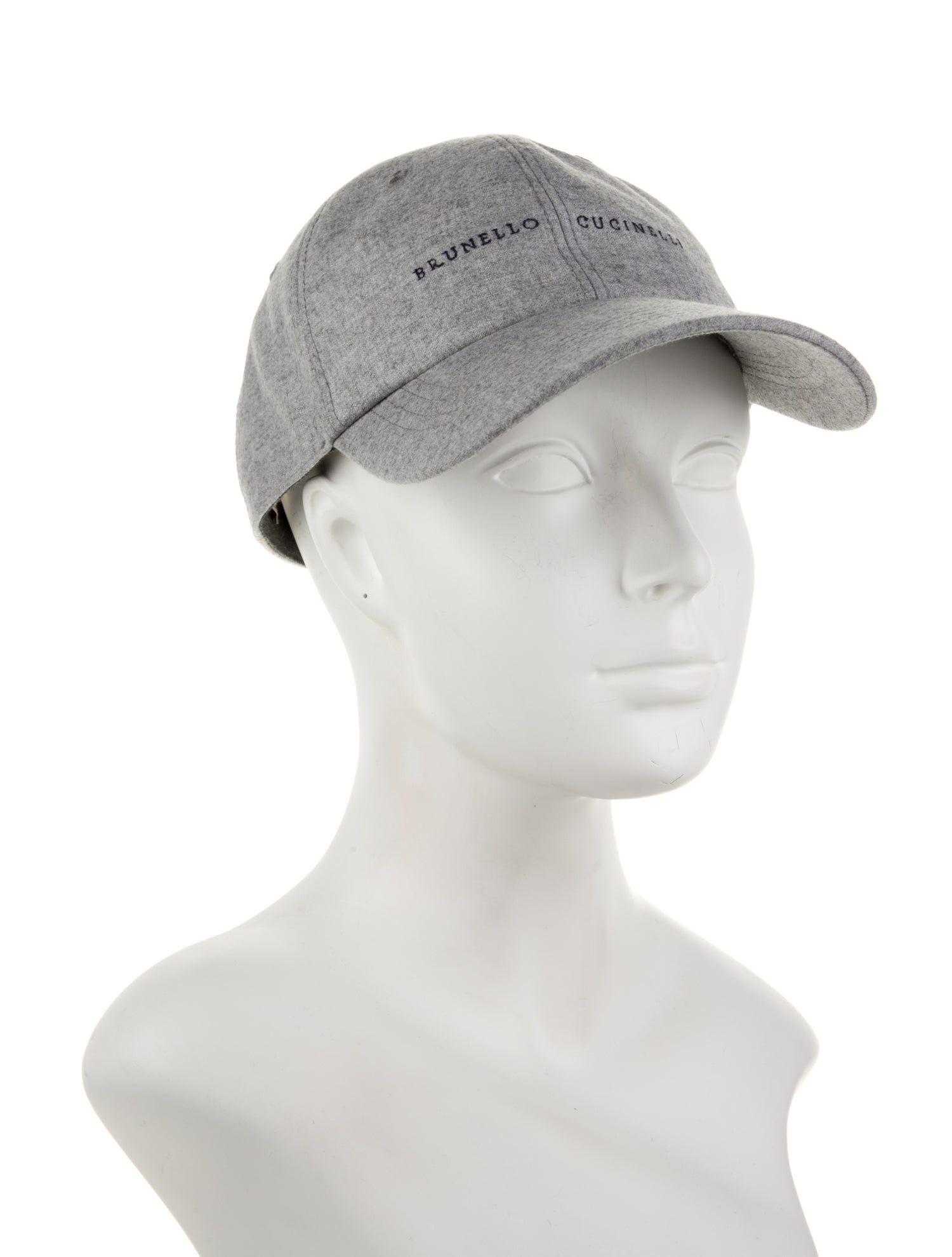 Brunello Cucinelli Embroidered Wool Baseball Hat