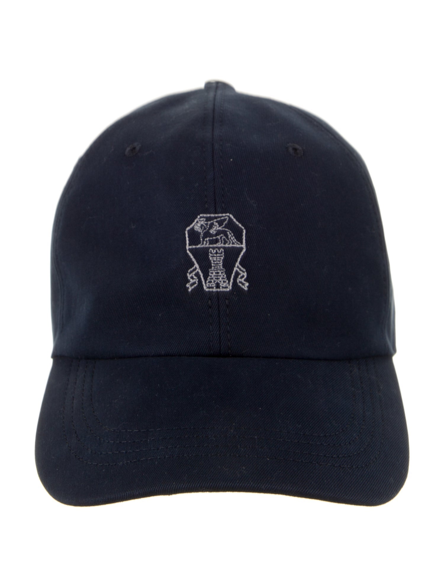 Brunello Cucinelli Embroidered Cotton Baseball Hat