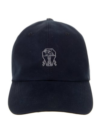 Brunello Cucinelli Embroidered Cotton Baseball Hat