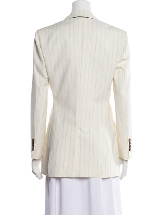 Brunello Cucinelli Virgin Wool Striped Blazer