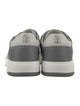 Brunello Cucinelli Leather Colorblock Pattern Sneakers