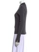 Brunello Cucinelli Mock Neck Long Sleeve Top