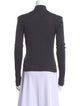 Brunello Cucinelli Mock Neck Long Sleeve Top