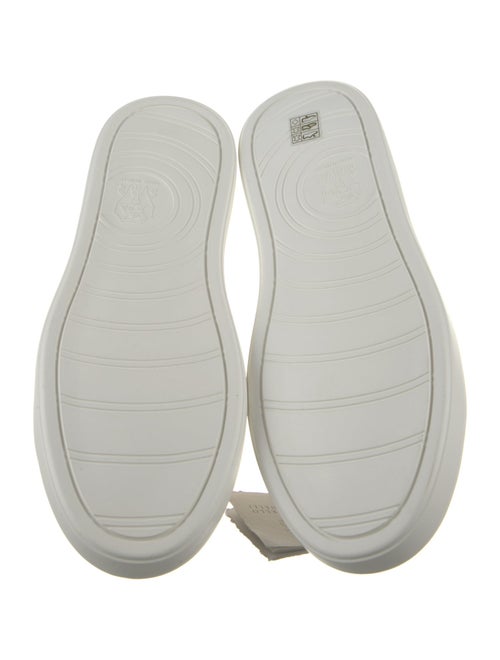 Brunello Cucinelli Leather Printed Sneakers