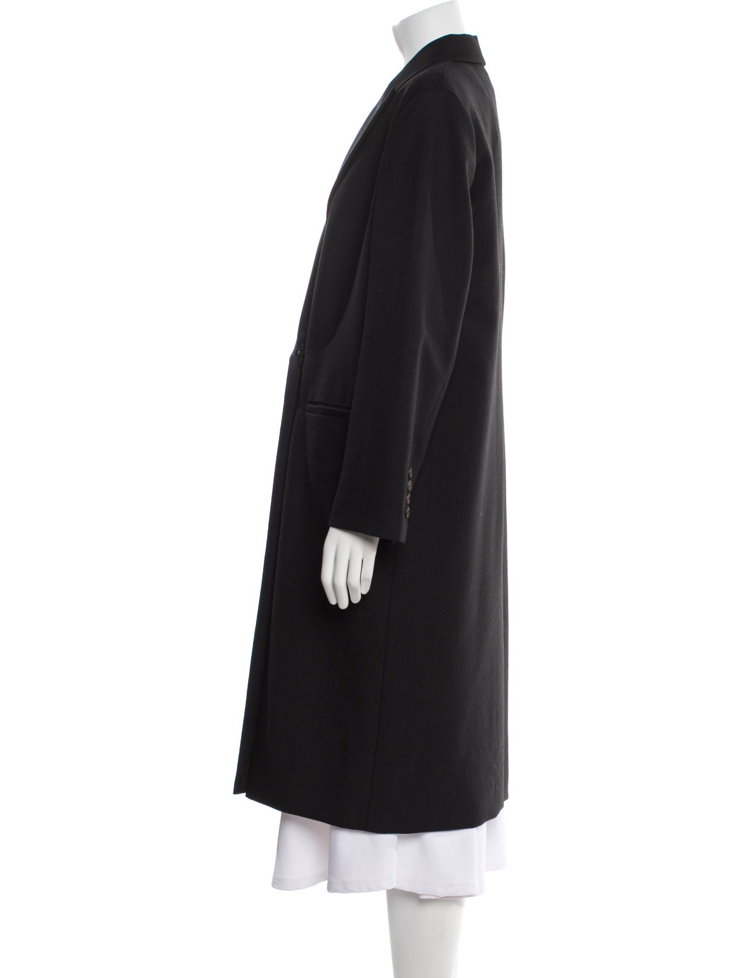 Brunello Cucinelli Virgin Wool Faux Fur Coat