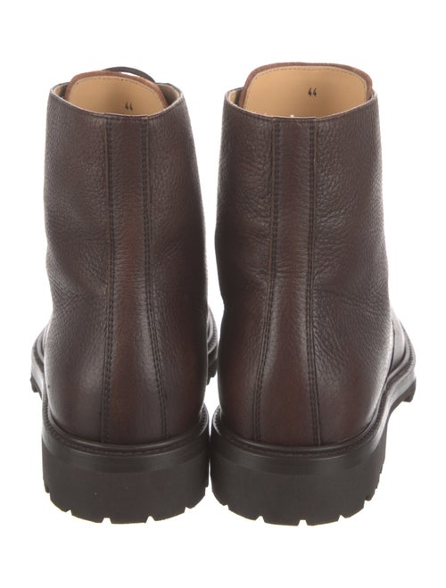 Brunello Cucinelli Leather Hiking Boots