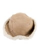 Brunello Cucinelli Faux Fur Leather Hat