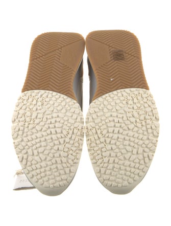 Brunello Cucinelli Leather Colorblock Pattern Sneakers