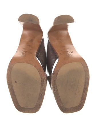 Brunello Cucinelli Monili Leather Slides