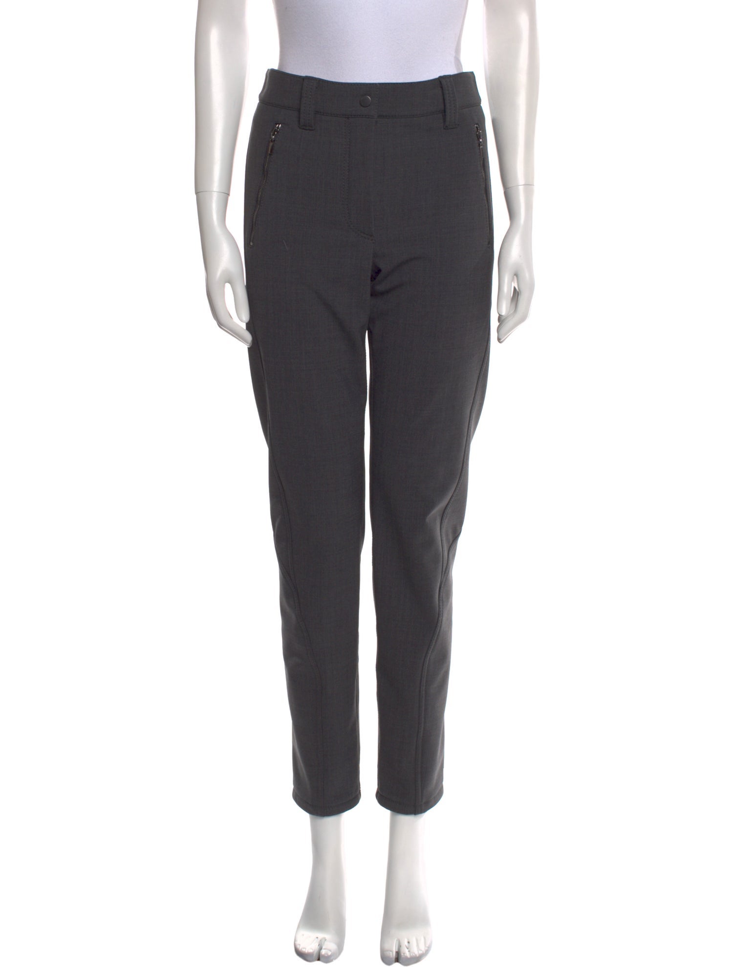 Brunello Cucinelli Virgin Wool Straight Leg Pants