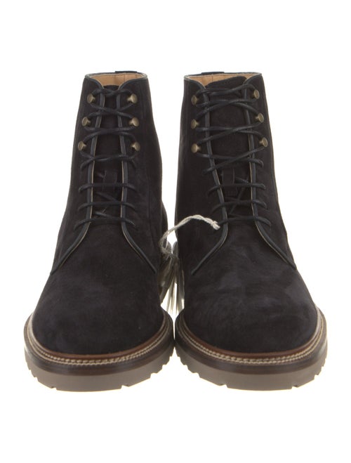 Brunello Cucinelli Suede Lace-Up Boots